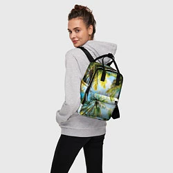 Рюкзак женский Пальмы под солнцем, цвет: 3D-принт — фото 2