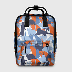 Рюкзак женский Домашние Питомцы Кошки, цвет: 3D-принт