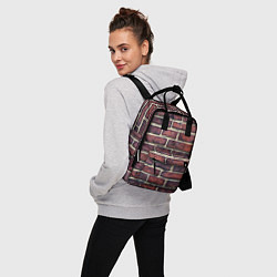 Рюкзак женский Brick Wall, цвет: 3D-принт — фото 2
