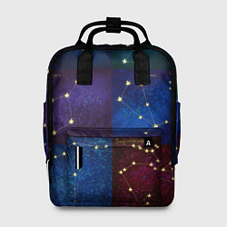 Рюкзак женский Созвездия Северного полушария летом, цвет: 3D-принт