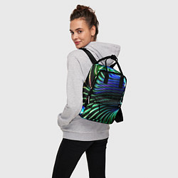 Рюкзак женский Portal Fashion pattern Neon, цвет: 3D-принт — фото 2