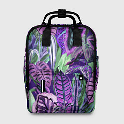 Женский рюкзак Цветы Яркие Тропики