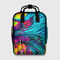 Рюкзак женский Paint Wave, цвет: 3D-принт