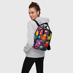 Рюкзак женский CHARMING MONSTERS, цвет: 3D-принт — фото 2