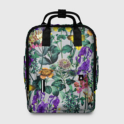 Женский рюкзак Цветы Летний Орнамент
