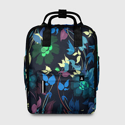 Рюкзак женский Color summer night Floral pattern, цвет: 3D-принт