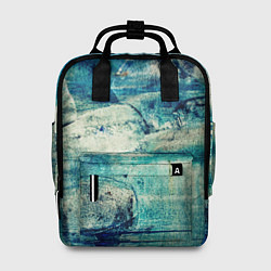 Рюкзак женский Прибрежная синева, цвет: 3D-принт