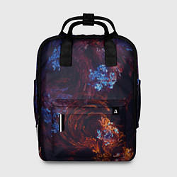 Рюкзак женский Синие и Красные Коралловые Рифы, цвет: 3D-принт