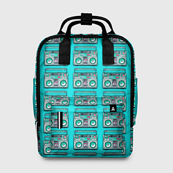 Рюкзак женский STEREO CASSETTE RECORDER, цвет: 3D-принт