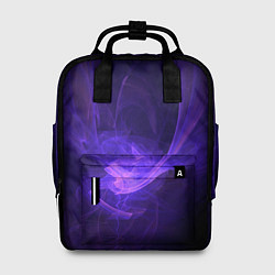 Рюкзак женский Неоновые фракталы, цвет: 3D-принт