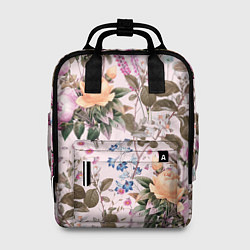 Рюкзак женский Цветы Неземные, цвет: 3D-принт