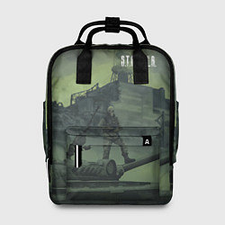 Рюкзак женский STALKER Военный На Танке Возле ЧАЭС, цвет: 3D-принт