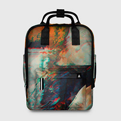 Рюкзак женский Картинный холст со множеством красок, цвет: 3D-принт