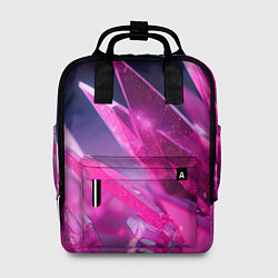 Женский рюкзак Розовые кристаллы