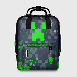 Рюкзак женский Minecraft - краска, цвет: 3D-принт