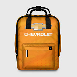Рюкзак женский Chevrolet абстракция, цвет: 3D-принт