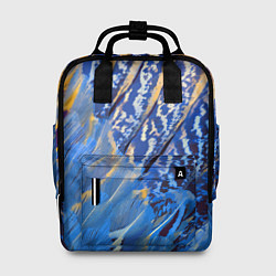 Рюкзак женский Перьевой паттерн - авангард, цвет: 3D-принт