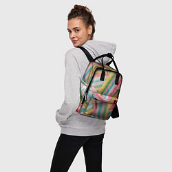 Рюкзак женский Мармеладная лента, цвет: 3D-принт — фото 2