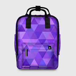 Женский рюкзак Фиолетовые фигуры