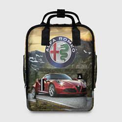 Женский рюкзак Альфа - Ромео на горной дороге