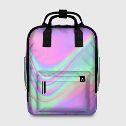 Рюкзак женский Цветные волны, цвет: 3D-принт