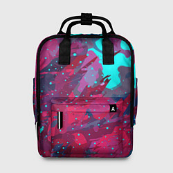 Рюкзак женский Смешанные краски, цвет: 3D-принт