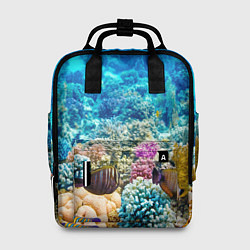 Рюкзак женский Дно морское, цвет: 3D-принт
