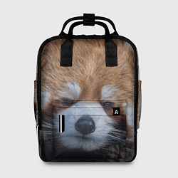 Рюкзак женский Крaсная панда, цвет: 3D-принт