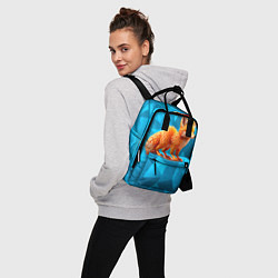 Рюкзак женский Полигональный лисёнок, цвет: 3D-принт — фото 2