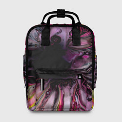 Рюкзак женский Розовые краски и волны, цвет: 3D-принт