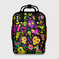 Рюкзак женский Mexican motifs, цвет: 3D-принт