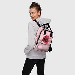 Рюкзак женский Цветущая вишня с иероглифом cакура, цвет: 3D-принт — фото 2