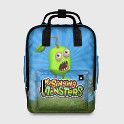 Рюкзак женский My Singin Monsters - Зерномех, цвет: 3D-принт