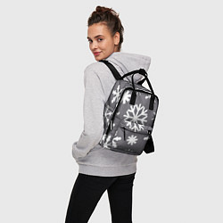 Рюкзак женский Snow in grey, цвет: 3D-принт — фото 2