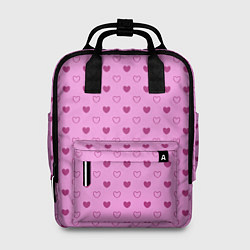 Рюкзак женский Милые сердечки, цвет: 3D-принт