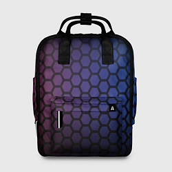 Рюкзак женский Abstract hexagon fon, цвет: 3D-принт