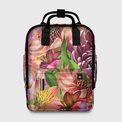 Рюкзак женский Райские цветы, цвет: 3D-принт