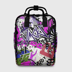 Рюкзак женский Рок тематика, цвет: 3D-принт