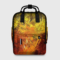 Рюкзак женский Крисстализация пламени, цвет: 3D-принт