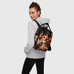 Рюкзак женский Огонь-пламя, цвет: 3D-принт — фото 2