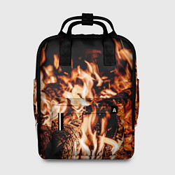 Рюкзак женский Огонь-пламя, цвет: 3D-принт