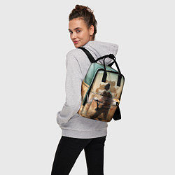 Рюкзак женский PUBG и машина, цвет: 3D-принт — фото 2