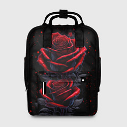 Рюкзак женский Готические розы в космосе, цвет: 3D-принт