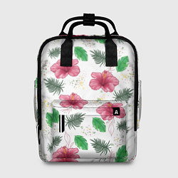 Рюкзак женский Цветочный паттерн, цвет: 3D-принт