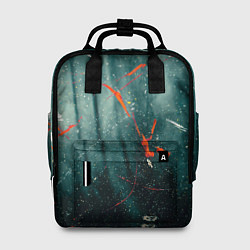 Рюкзак женский Тени и краски во тьме, цвет: 3D-принт