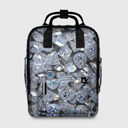 Рюкзак женский Россыпь бриллиантов, цвет: 3D-принт