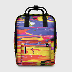 Рюкзак женский Красочный бум, цвет: 3D-принт