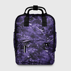 Рюкзак женский Лиловая текстура, цвет: 3D-принт