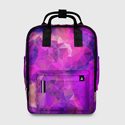 Рюкзак женский Пурпурный стиль, цвет: 3D-принт