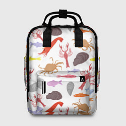 Рюкзак женский Морской пейзаж, цвет: 3D-принт